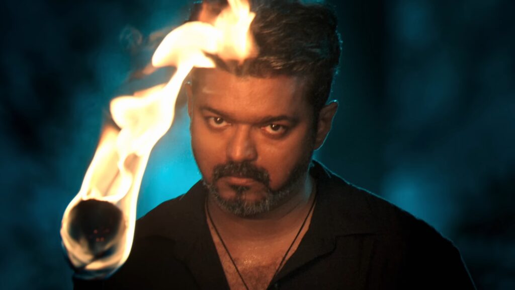 Jana Nayagan trailer action scene with Thalapathy Vijay