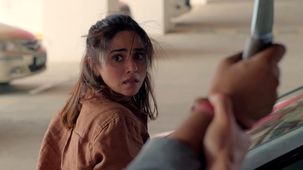 Main cast of Taskaree: The Smuggler’s Web in an intense crime investigation scene