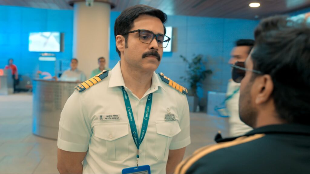 Emraan Hashmi playing a customs officer in Taskaree: The Smuggler’s Web Netflix series