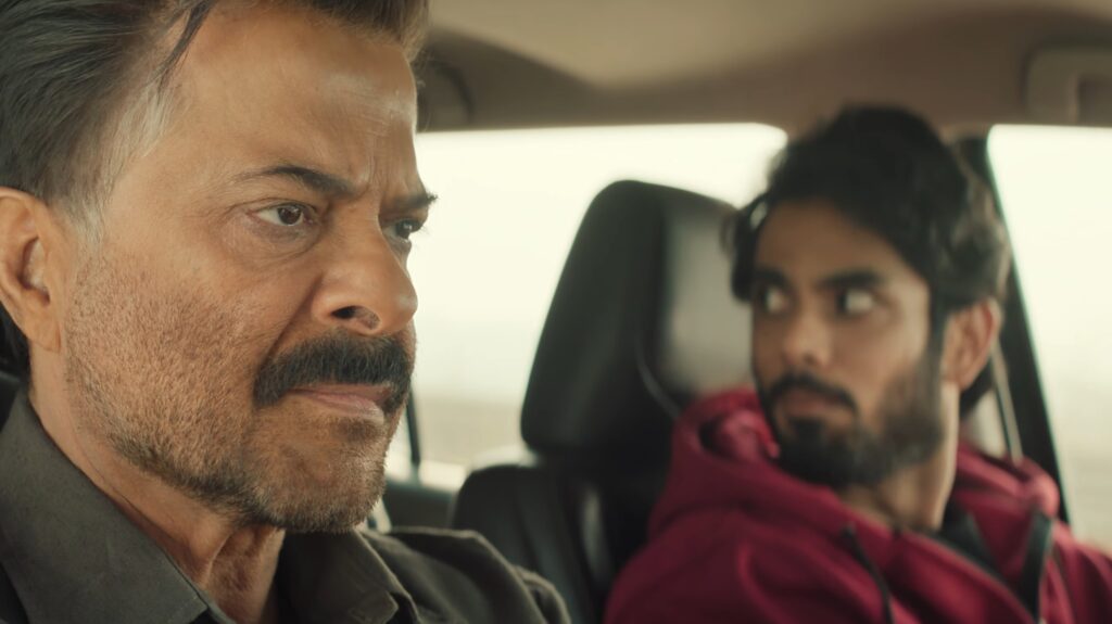 Anil Kapoor performing a realistic action scene in Subedaar movie