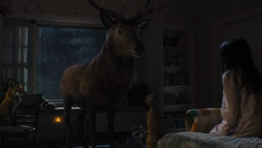 Mysterious alien-related scene from Disclosure Day sci-fi movie