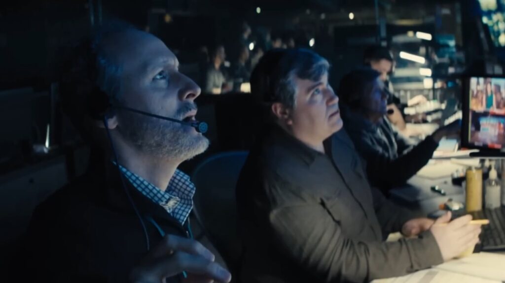 Mysterious alien-related scene from Disclosure Day sci-fi movie