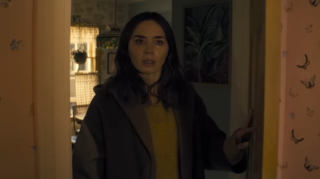 Emily Blunt in a scene from Disclosure Day movie